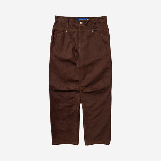 Saxon Relaxed 13oz Twill Jean - Brushed Brown