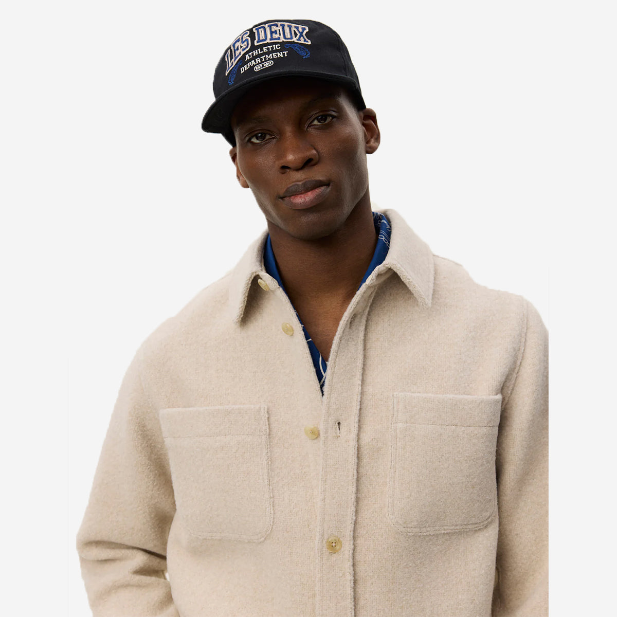 Lennon Bouclé Wool Overshirt - Ivory
