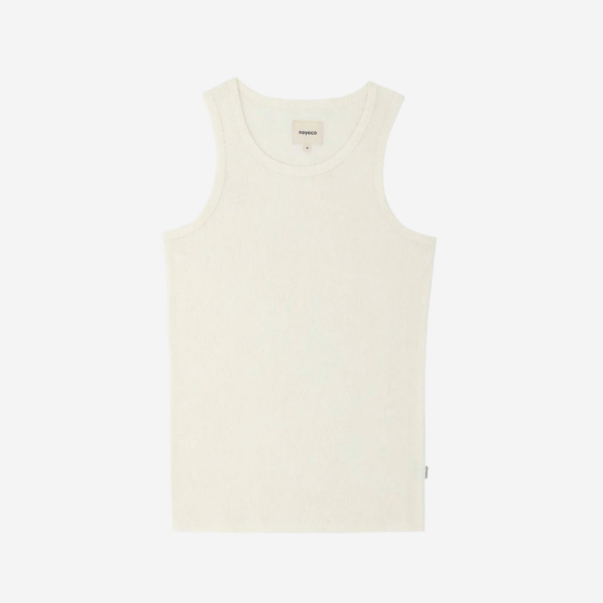 Leo Ribbed Tank Top - Ecru