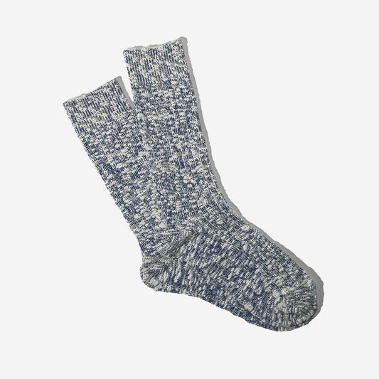 Lightweight Slub Crew Socks - Bonnet
