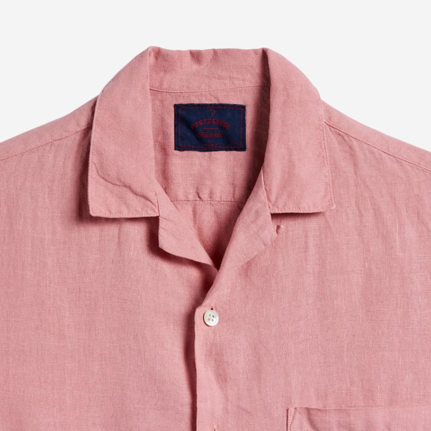 Linen S/S Vacation Shirt - Rose