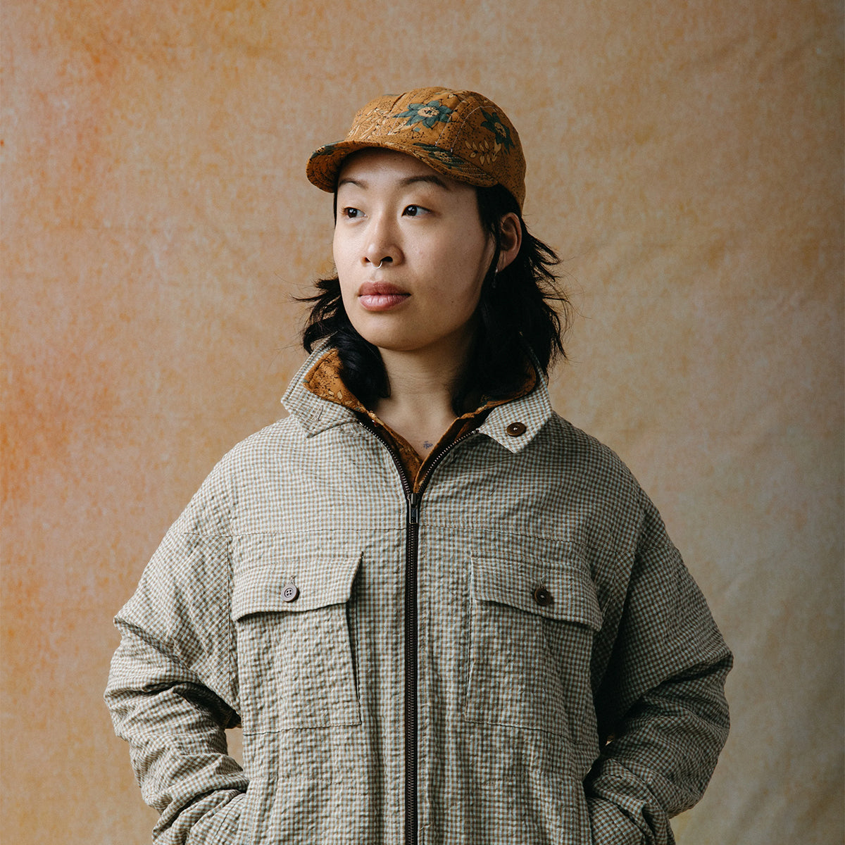 Lo-Fi Runner Cap - Coffee Floral