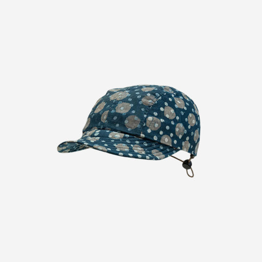 Lo-Fi Runner Cap - Indigo Mixed Circles