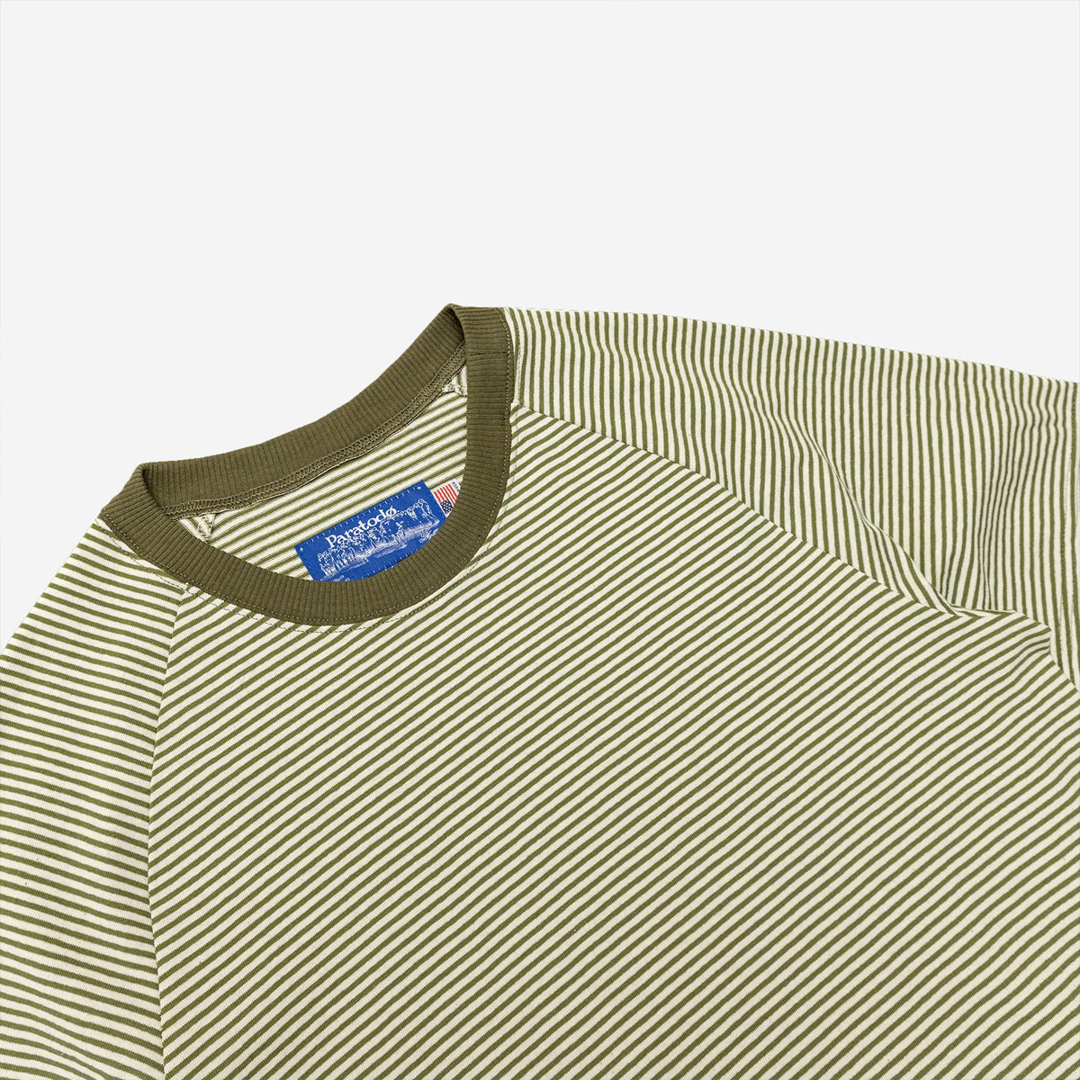 Lo-Fi Tee - Hunter Stripe