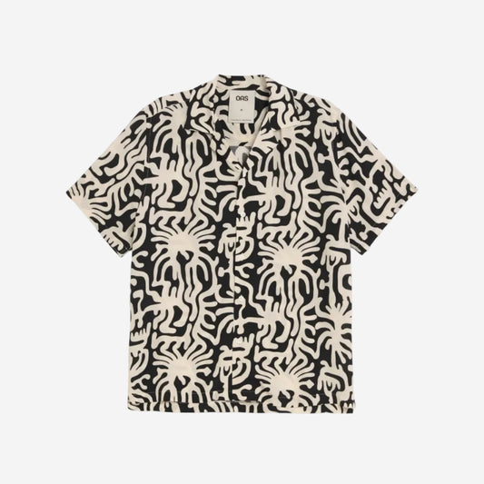 Loefy Viscose Vacation Shirt - Black