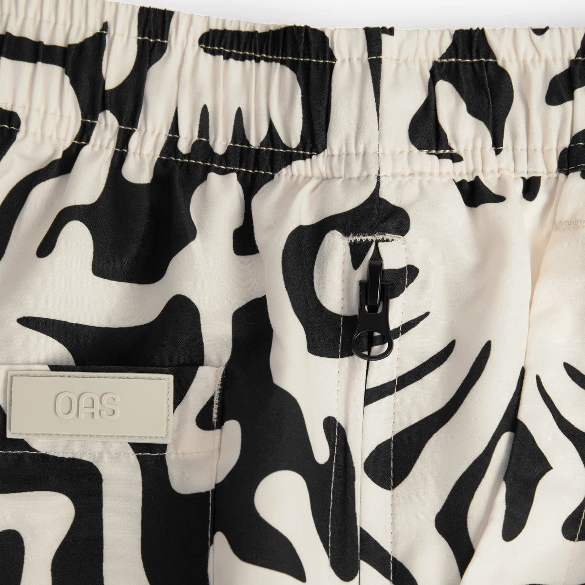 Loefy Mid-Length Swim Shorts - Black