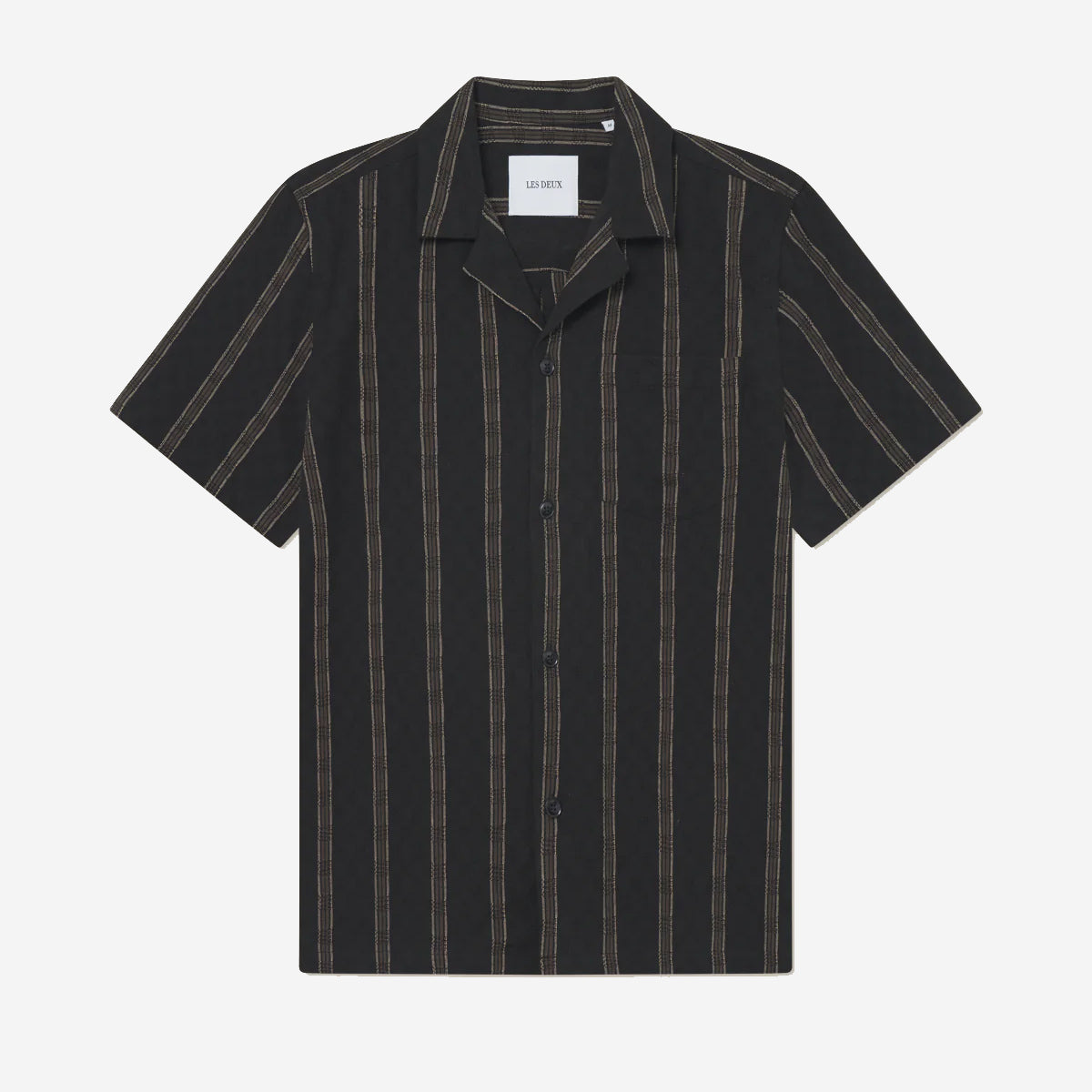 Lukas Check Dobby S/S Vacation Shirt - Black