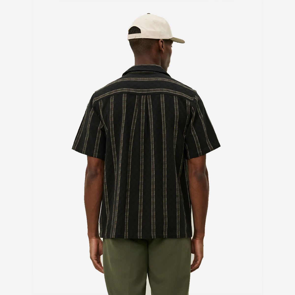 Lukas Check Dobby S/S Vacation Shirt - Black