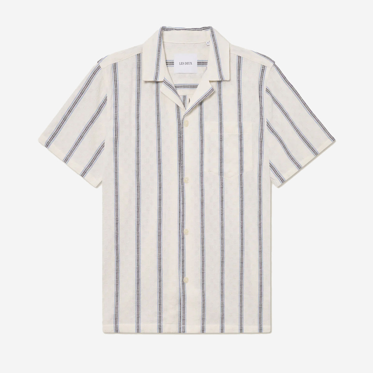 Lukas Check Dobby S/S Vacation Shirt - Light Ivory
