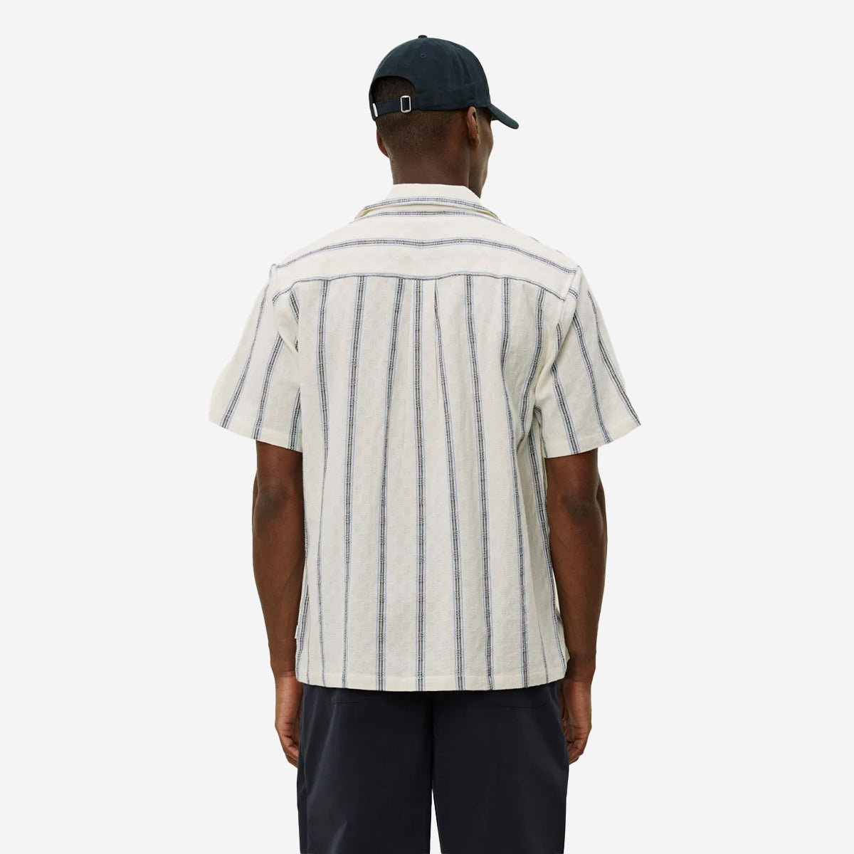 Lukas Check Dobby S/S Vacation Shirt - Light Ivory