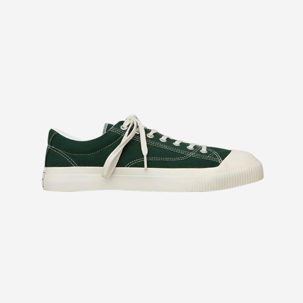 M-02 Canvas Military Low Sneakers - Dark Green