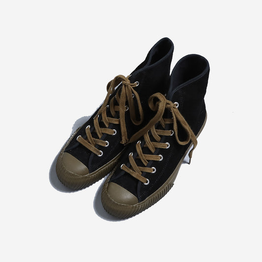 M-03 Suede Military High Sneakers - Black/Olive