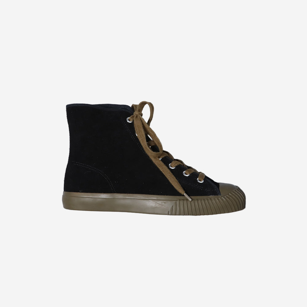 M-03 Suede Military High Sneakers - Black/Olive