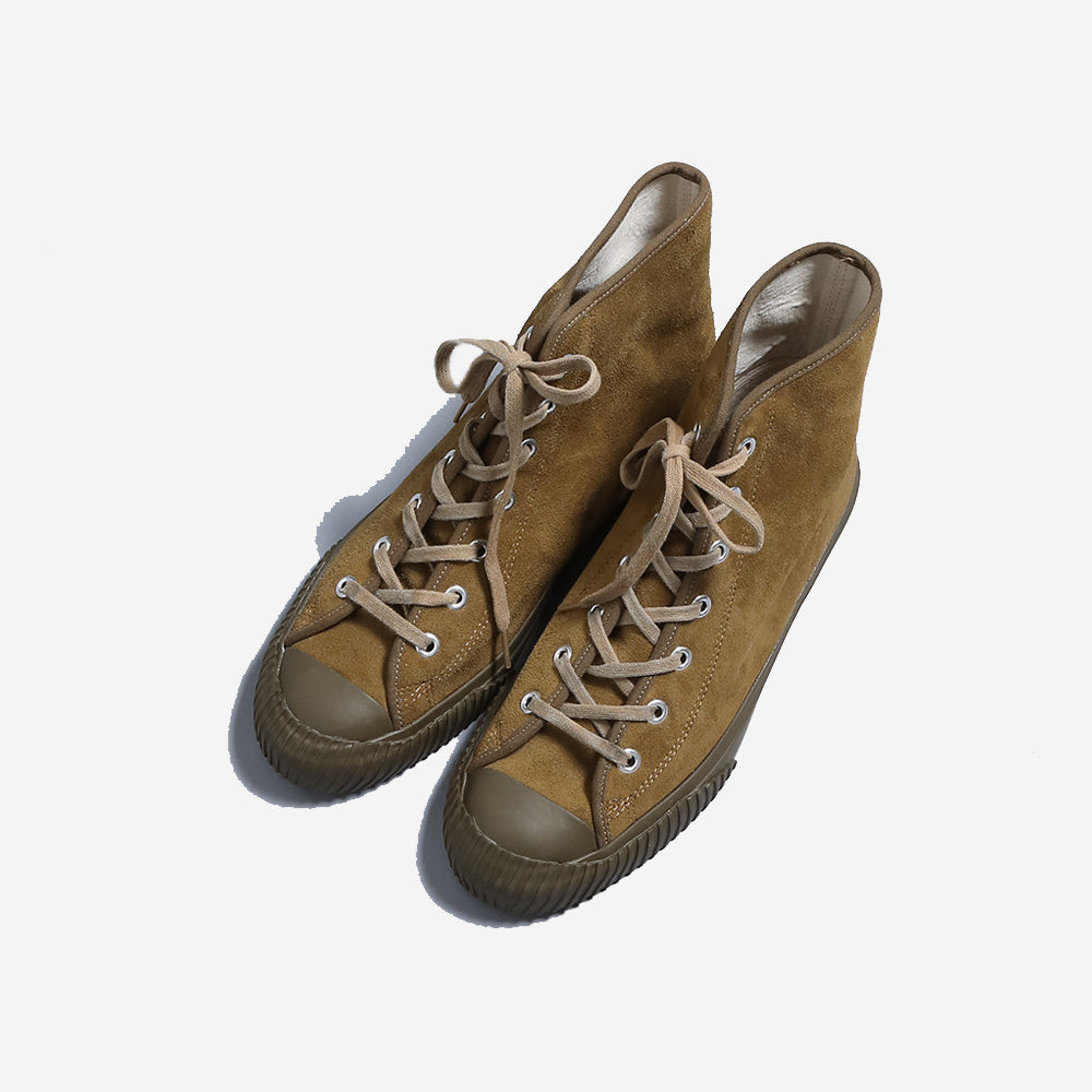 M-03 Suede Military High Sneakers - Camel/Olive