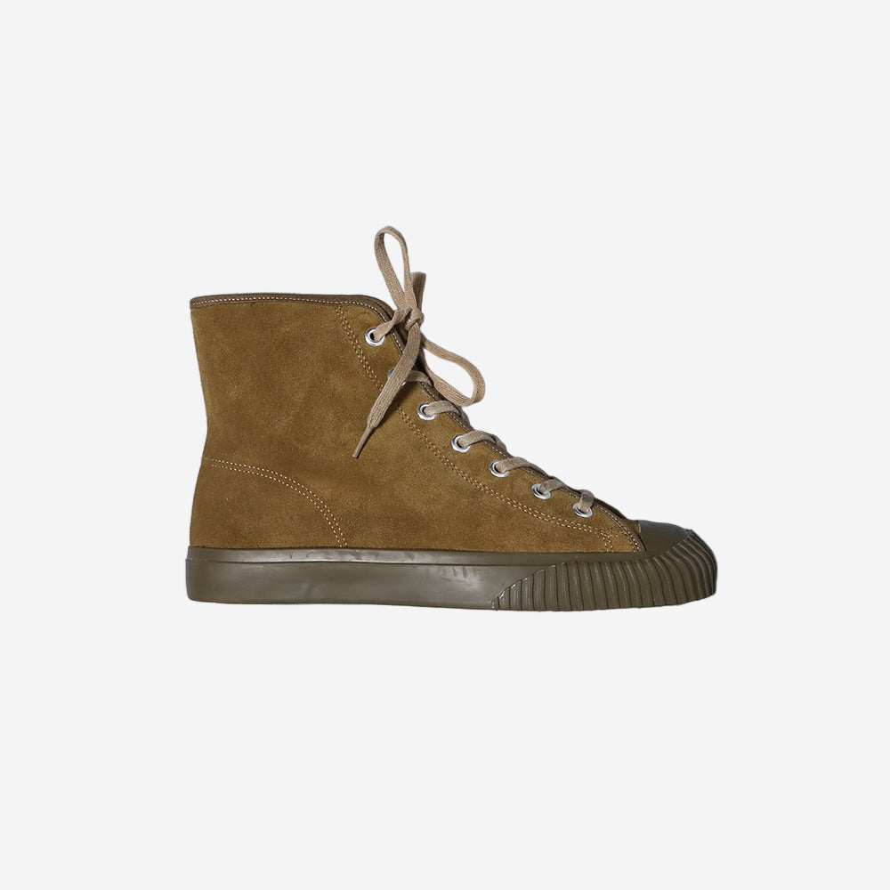 M-03 Suede Military High Sneakers - Camel/Olive