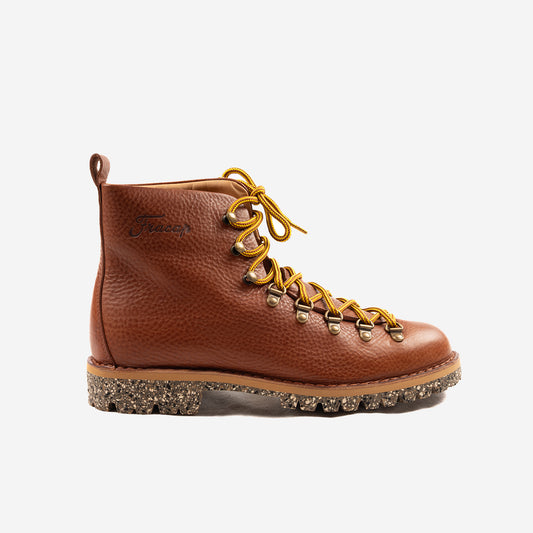 M120 Alto Magnifico Leather Boots - Grainy Brown