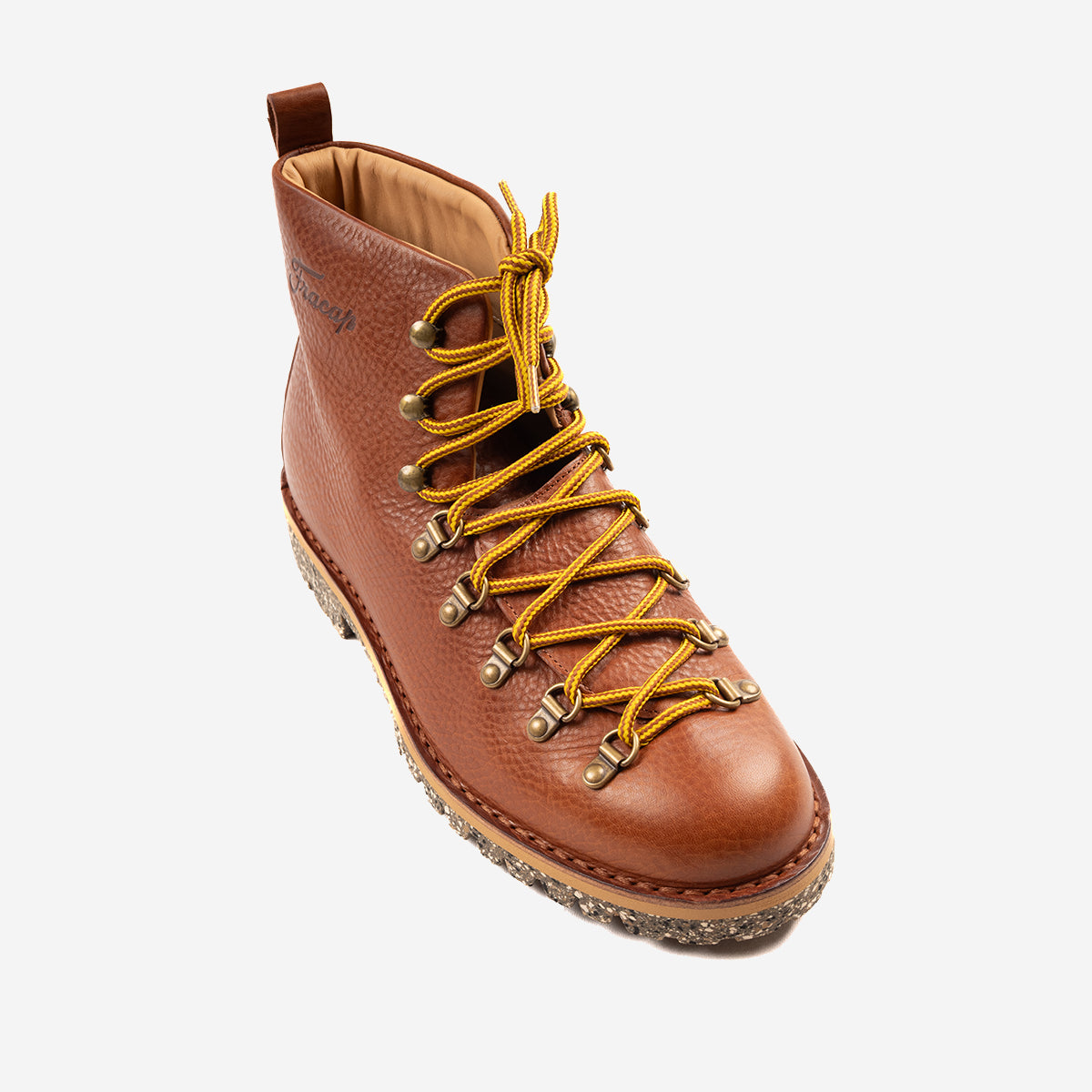 M120 Alto Magnifico Leather Boots - Grainy Brown