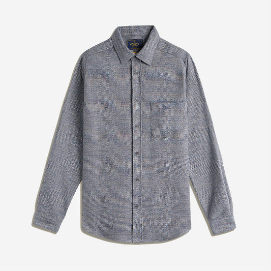 Magson Weave Flannel Shirt - Blueish
