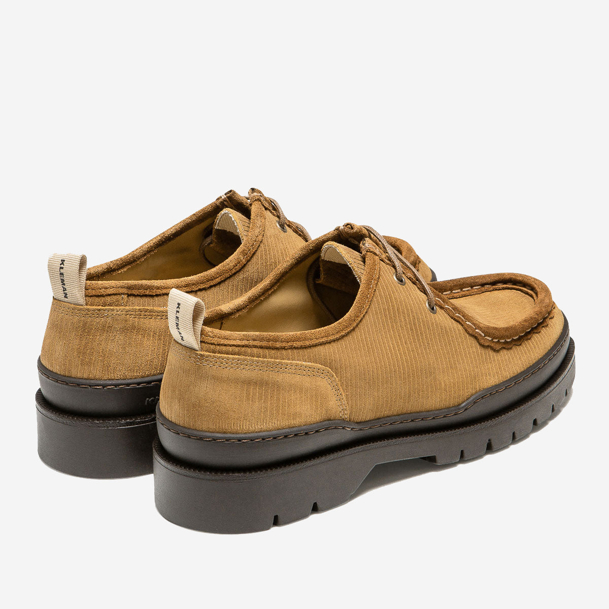 Major V Cord Suede Derby Shoes - Brown