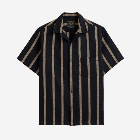 Marques Jacquard S/S Vacation Shirt - Black