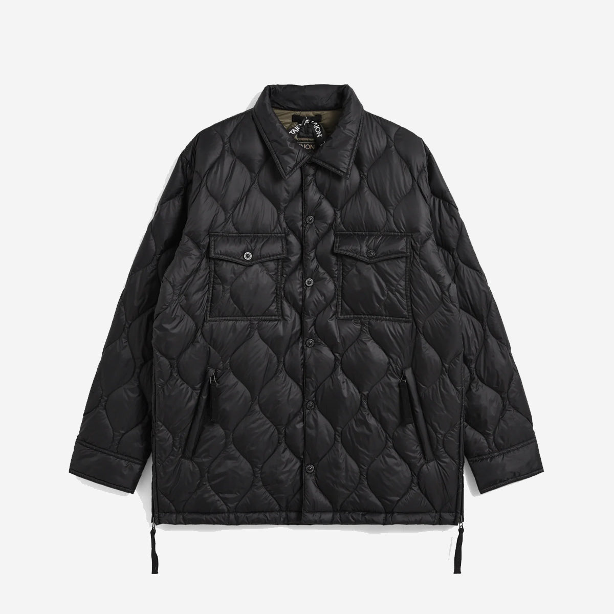 Military Soft Shell Snap Button Down Shirt - Black