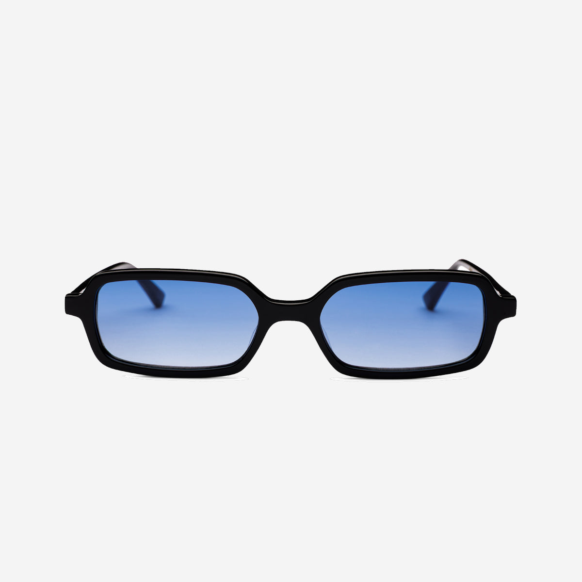 MILO Rectangle Sunglasses - Black/Gradient Blue