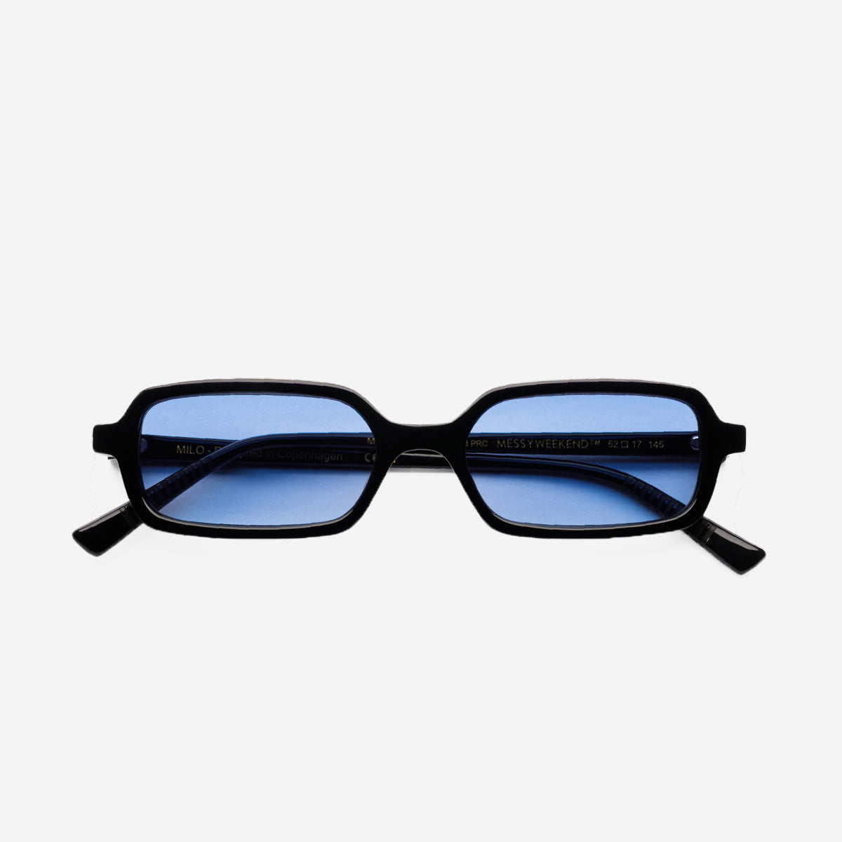 MILO Rectangle Sunglasses - Black/Gradient Blue