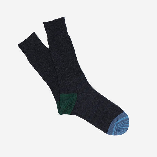MOC 2 Points Crew Socks - Charcoal