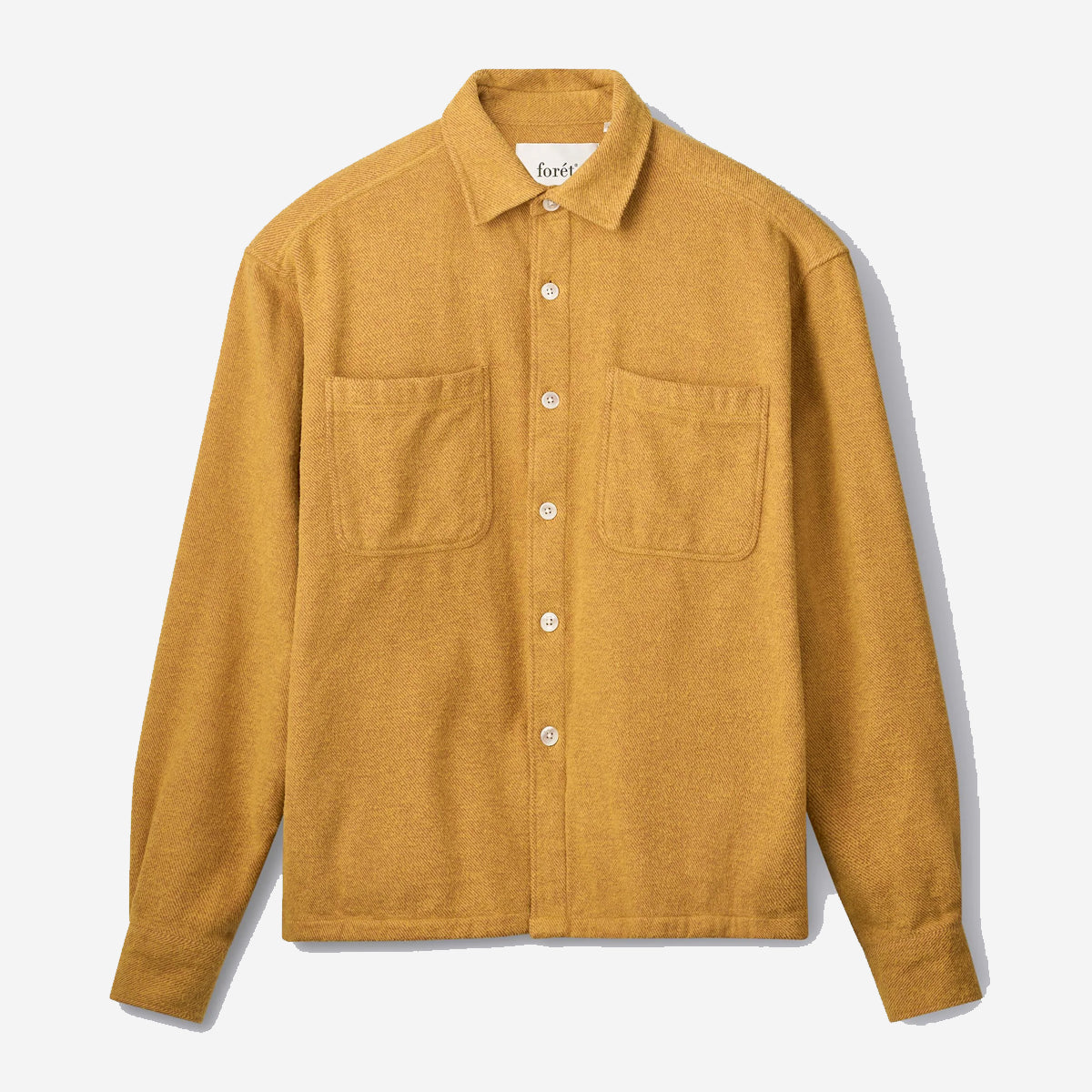 Moon Relaxed Fit Overshirt - Yellow
