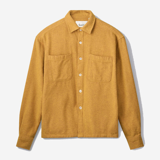Moon Relaxed Fit Overshirt - Yellow