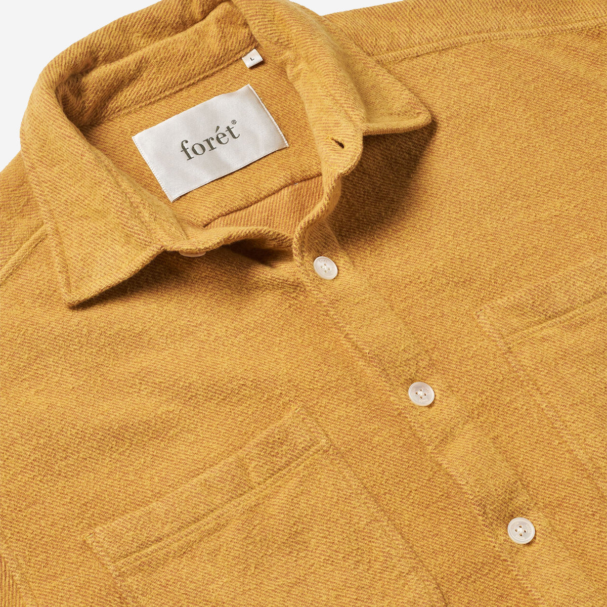 Moon Relaxed Fit Overshirt - Yellow