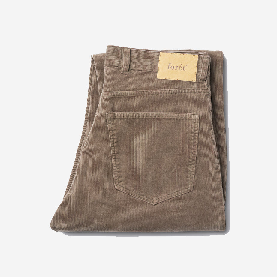 Moor Corduroy Relaxed Fit Pants - Faded Wood