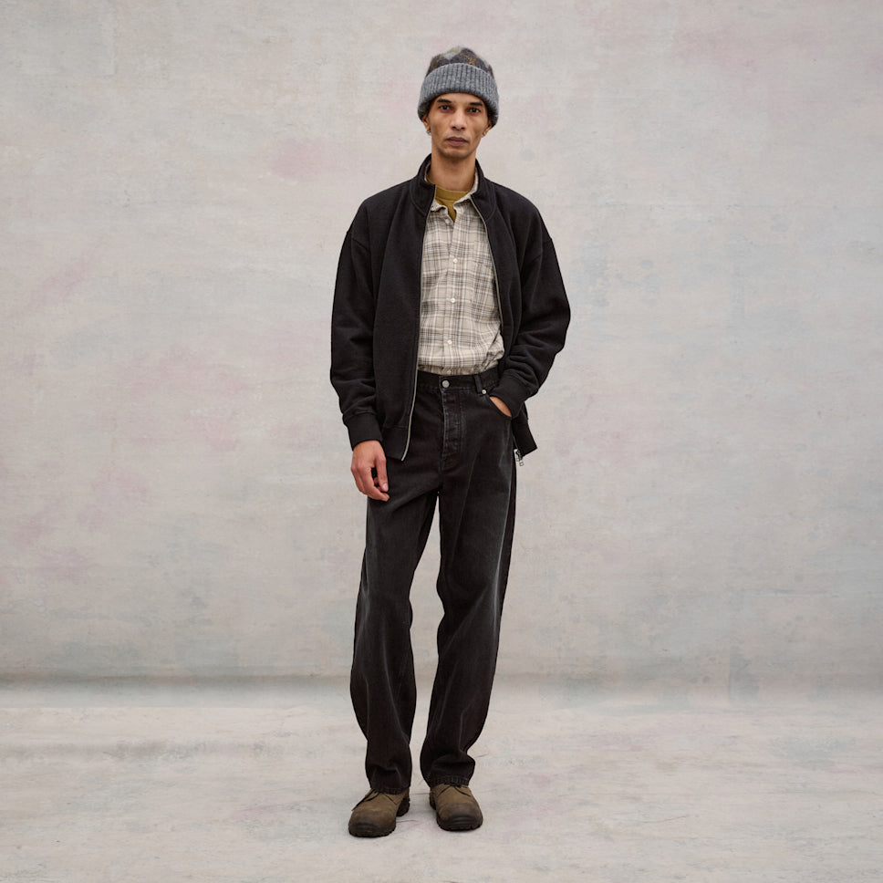 Moor 12oz OC Relaxed Fit Jeans - Washed Black