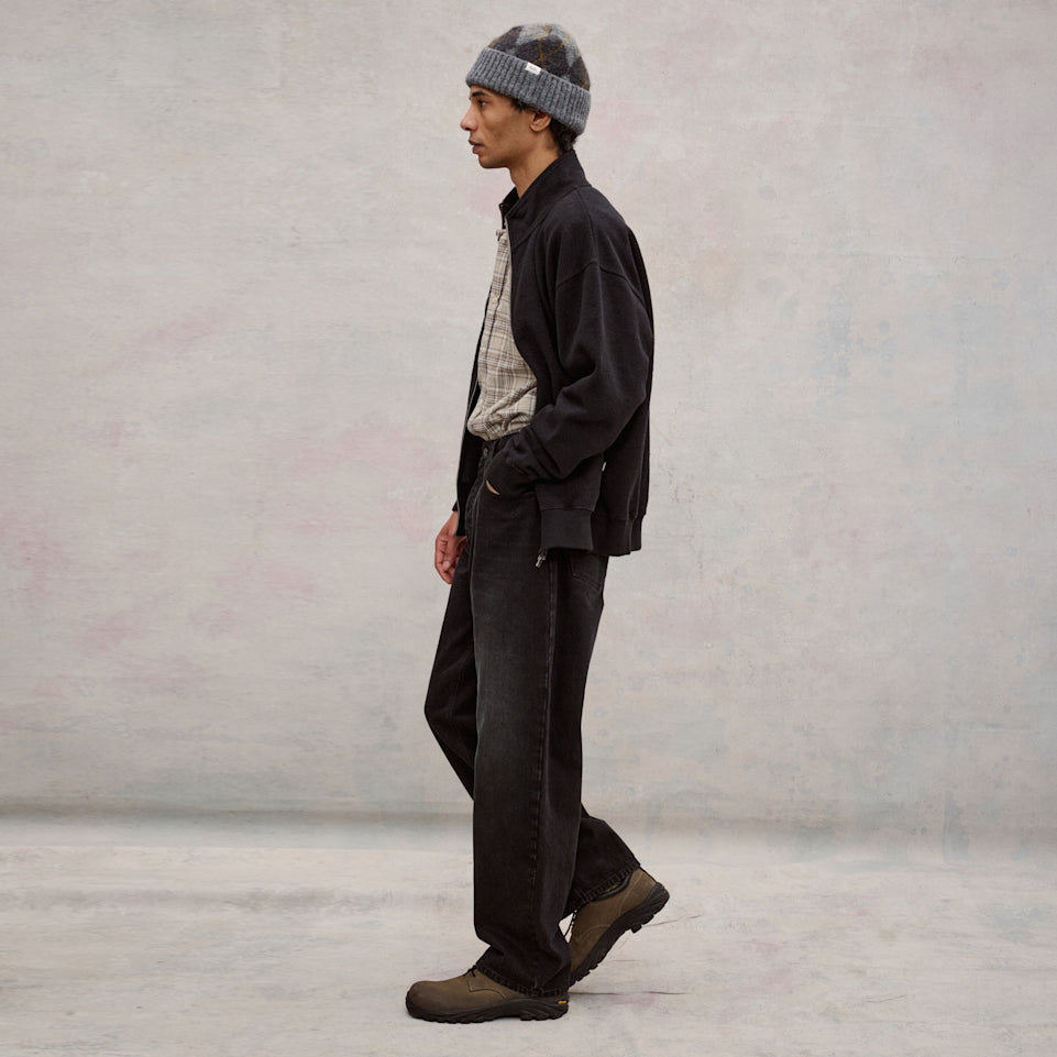 Moor 12oz OC Relaxed Fit Jeans - Washed Black