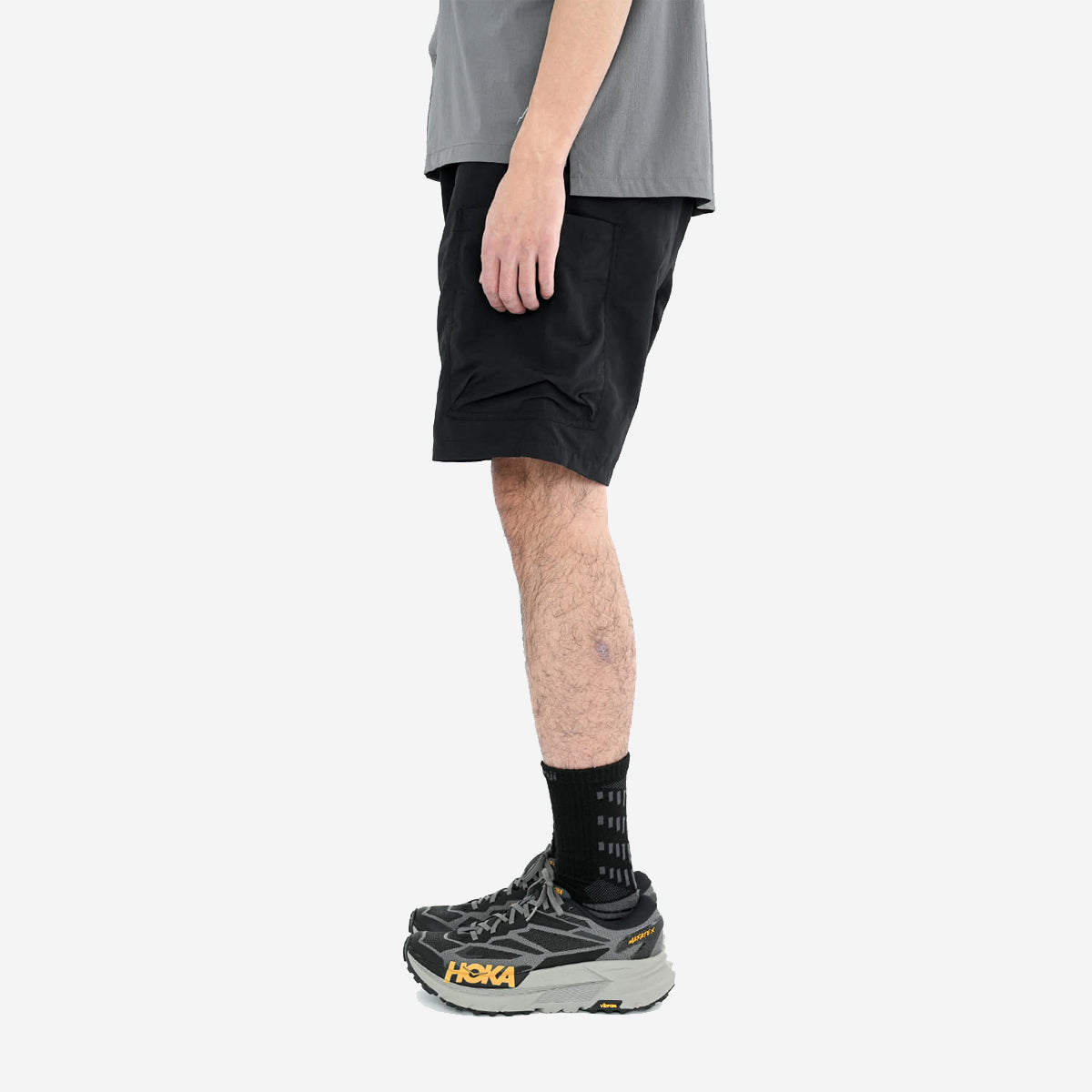 Multi Pocket (8) Cargo Shorts - Black