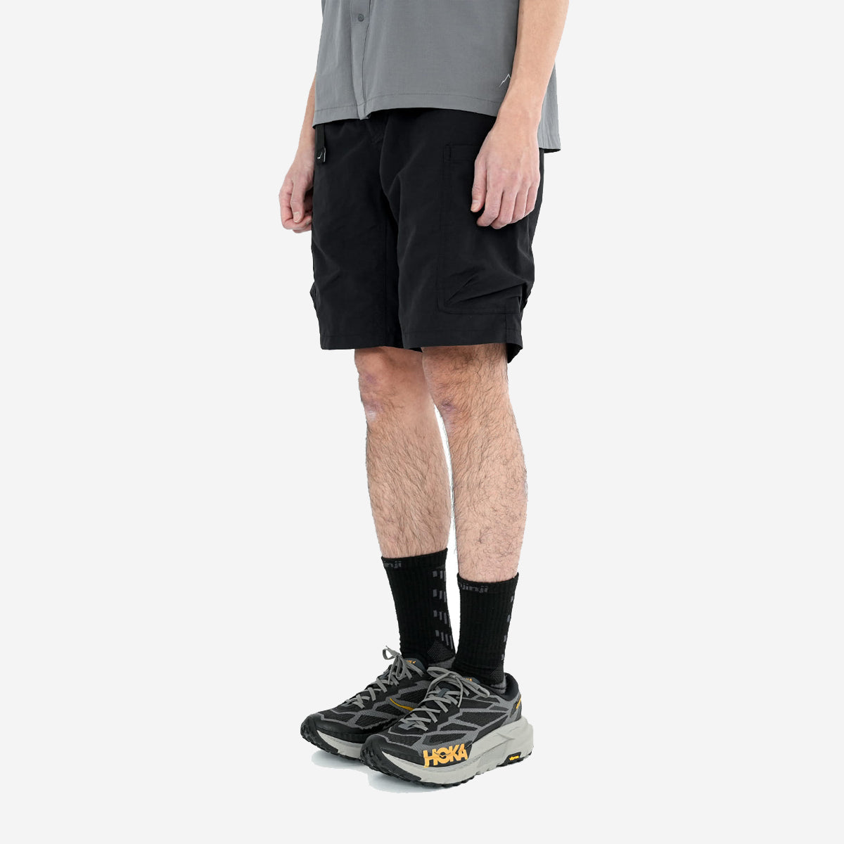 Multi Pocket (8) Cargo Shorts - Black