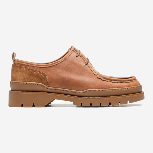 Major MB Leather Derby Shoes - Brick
