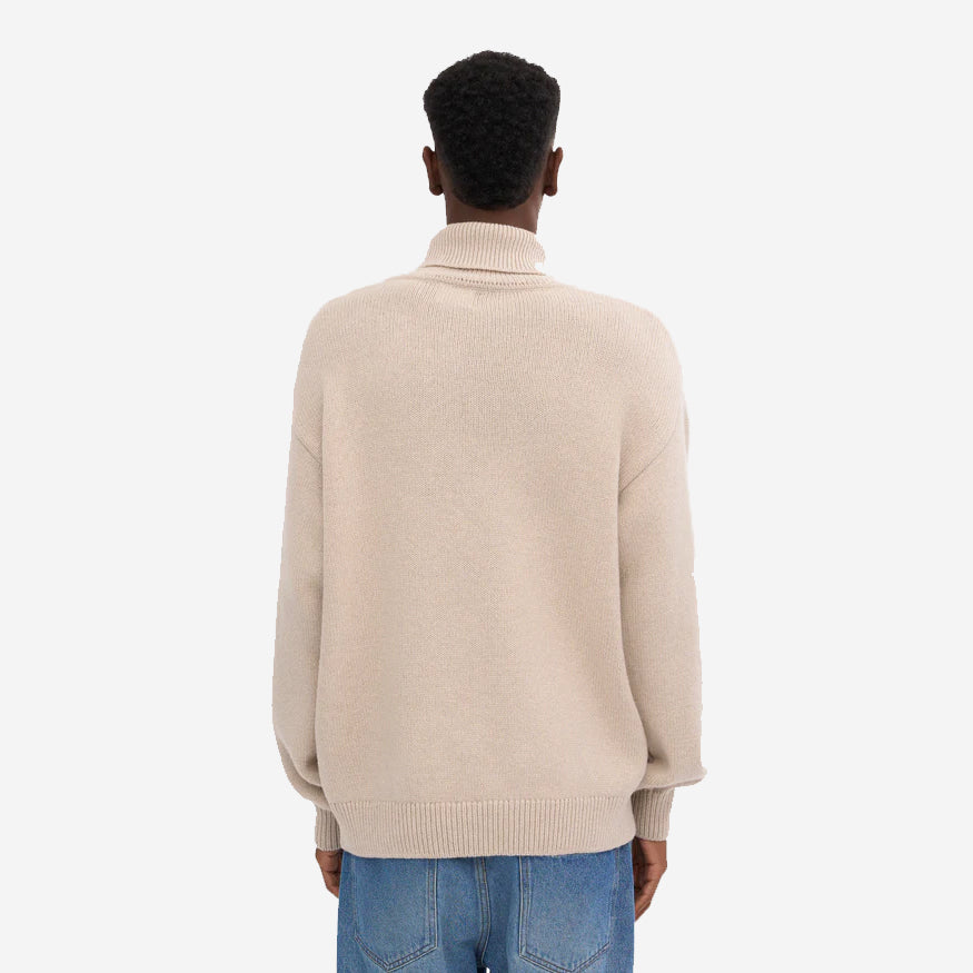 Merino Wool Turtleneck - Ivory White