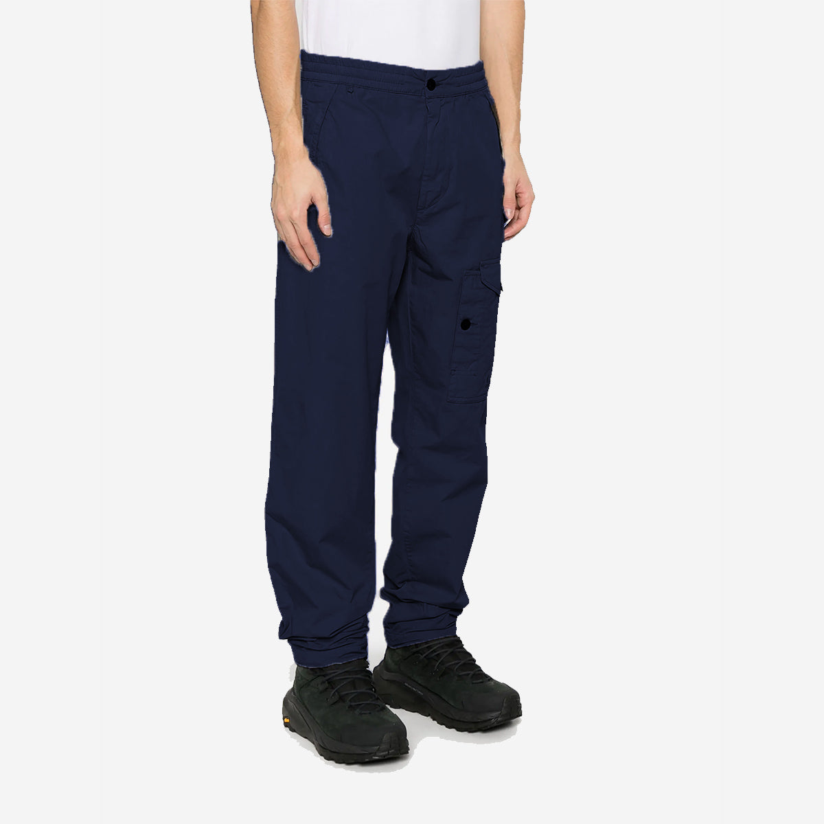 Microreps Loose Tapered Cargo Pants - India Ink Blue