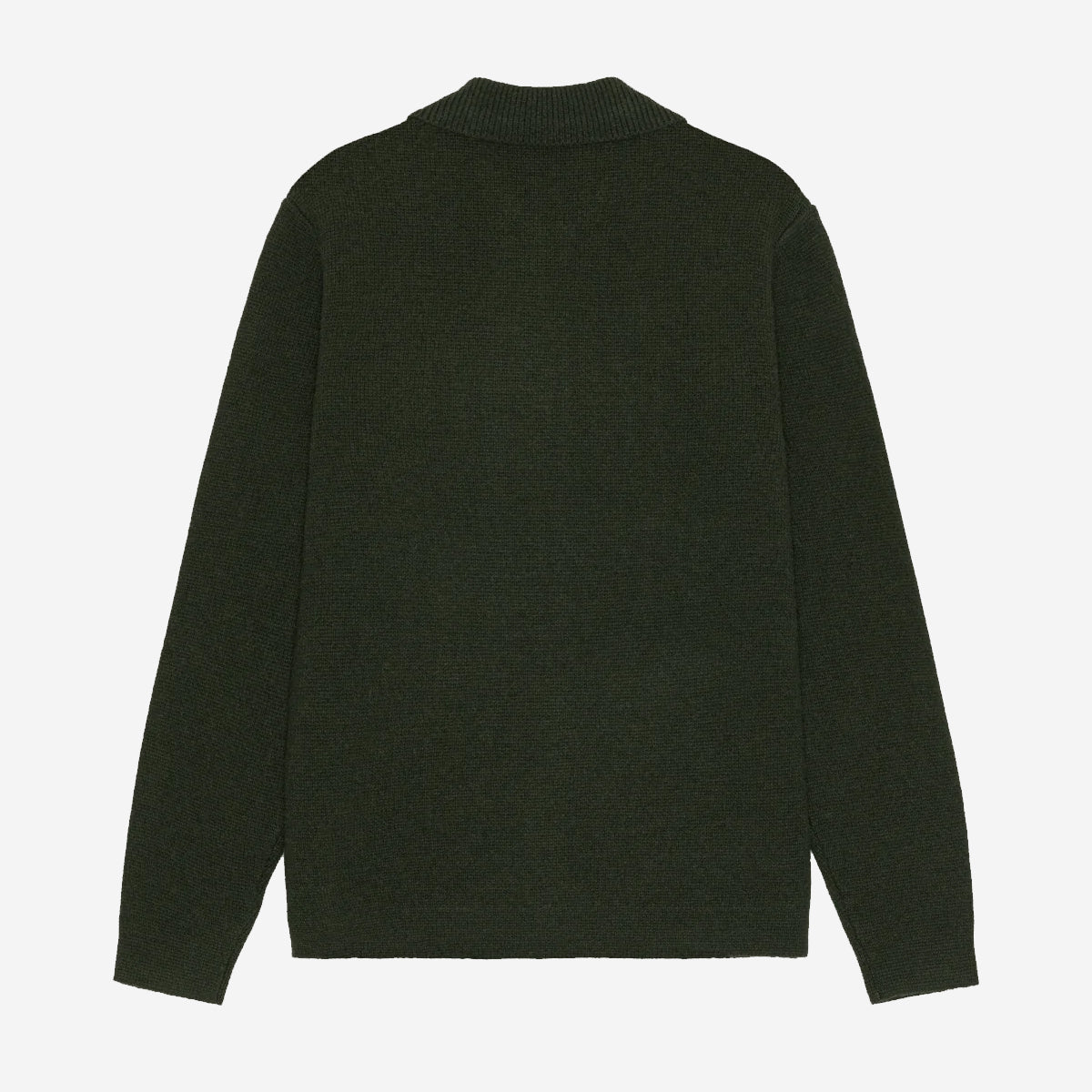 Milano Wool Knit Overshirt - Rosin Green