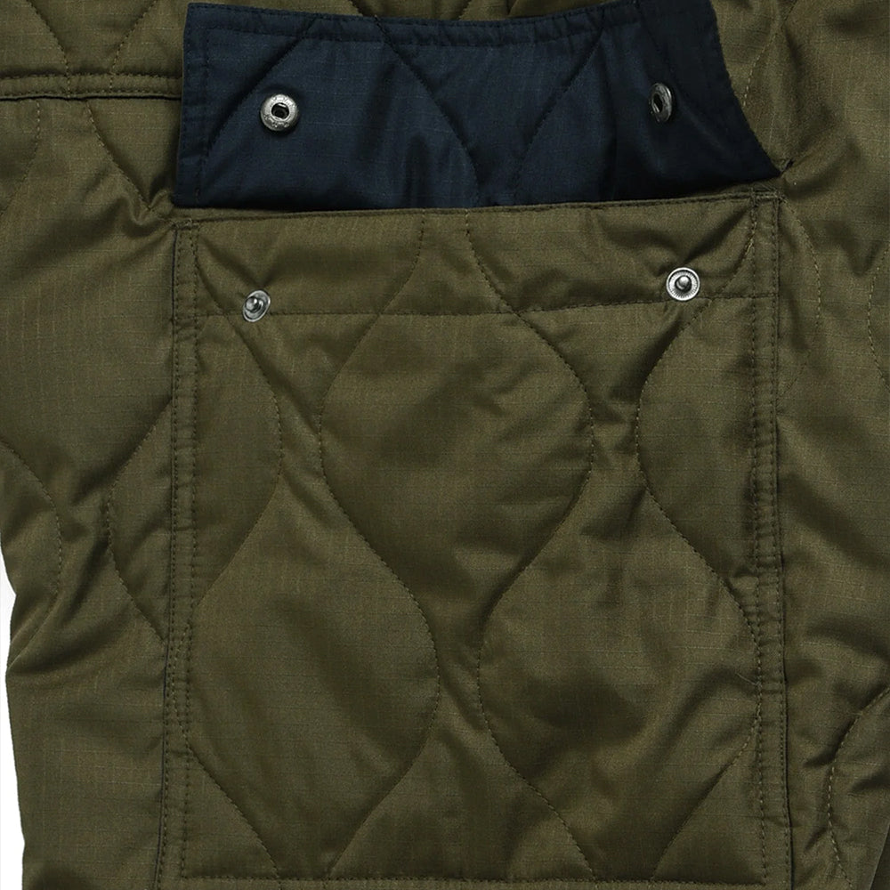 Military Easy Cargo Down Pants - Dark Olive