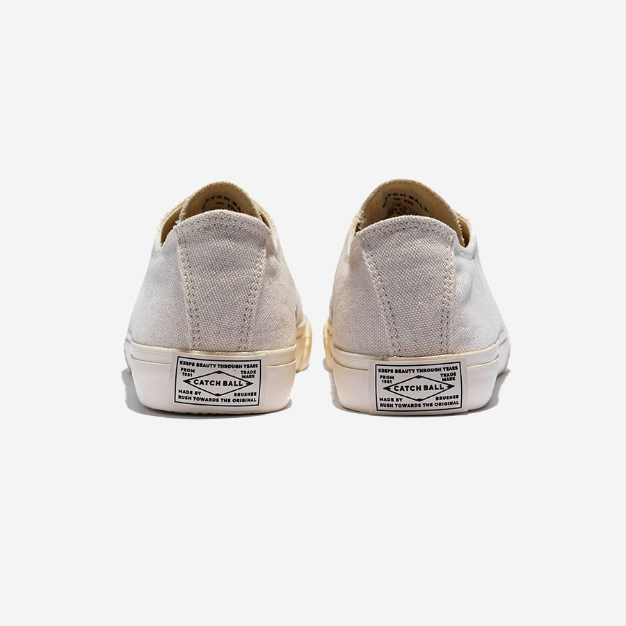 Military Standard Low Canvas Sneaker - Shell White