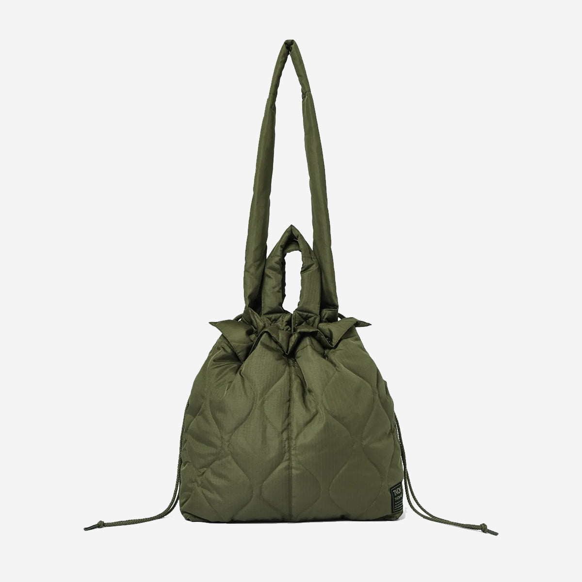 Military Down Helmet Shoulder Bag - Black