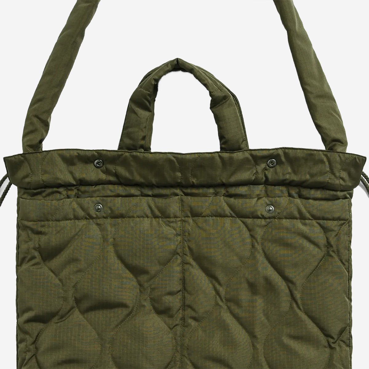 Military Down Helmet Shoulder Bag - Black