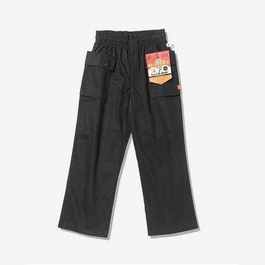 Monkey Loose Cargo Pants - Black Herringbone