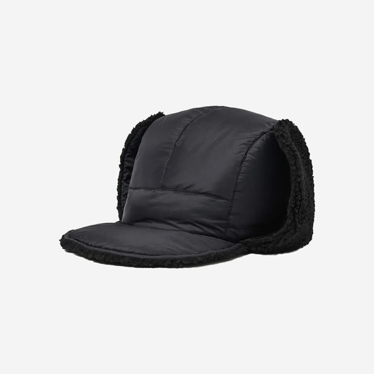 Mountain Reversible Down x Boa Warm Cap - Black x Black