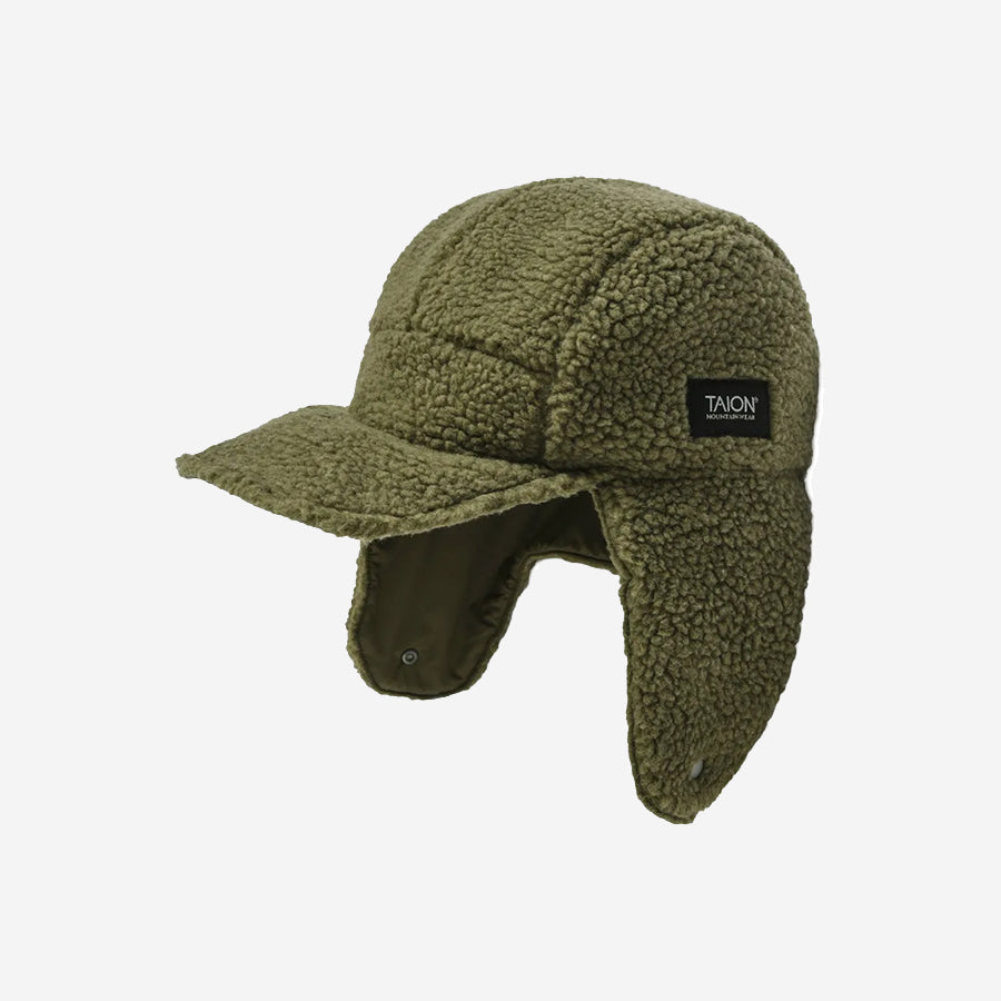 Mountain Reversible Down x Boa Warm Cap - Olive x Dark Olive