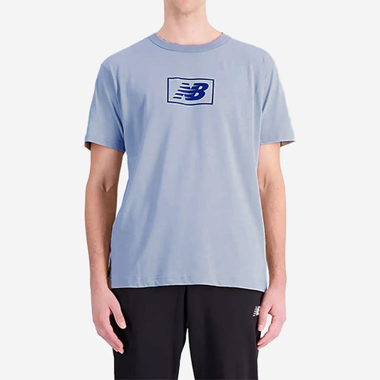 NB Essentials Logo T-Shirt - Mercury Blue