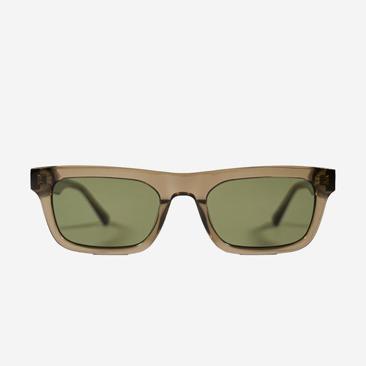 NEW DYLAN Rectangle Sunglasses - Bottle/Green