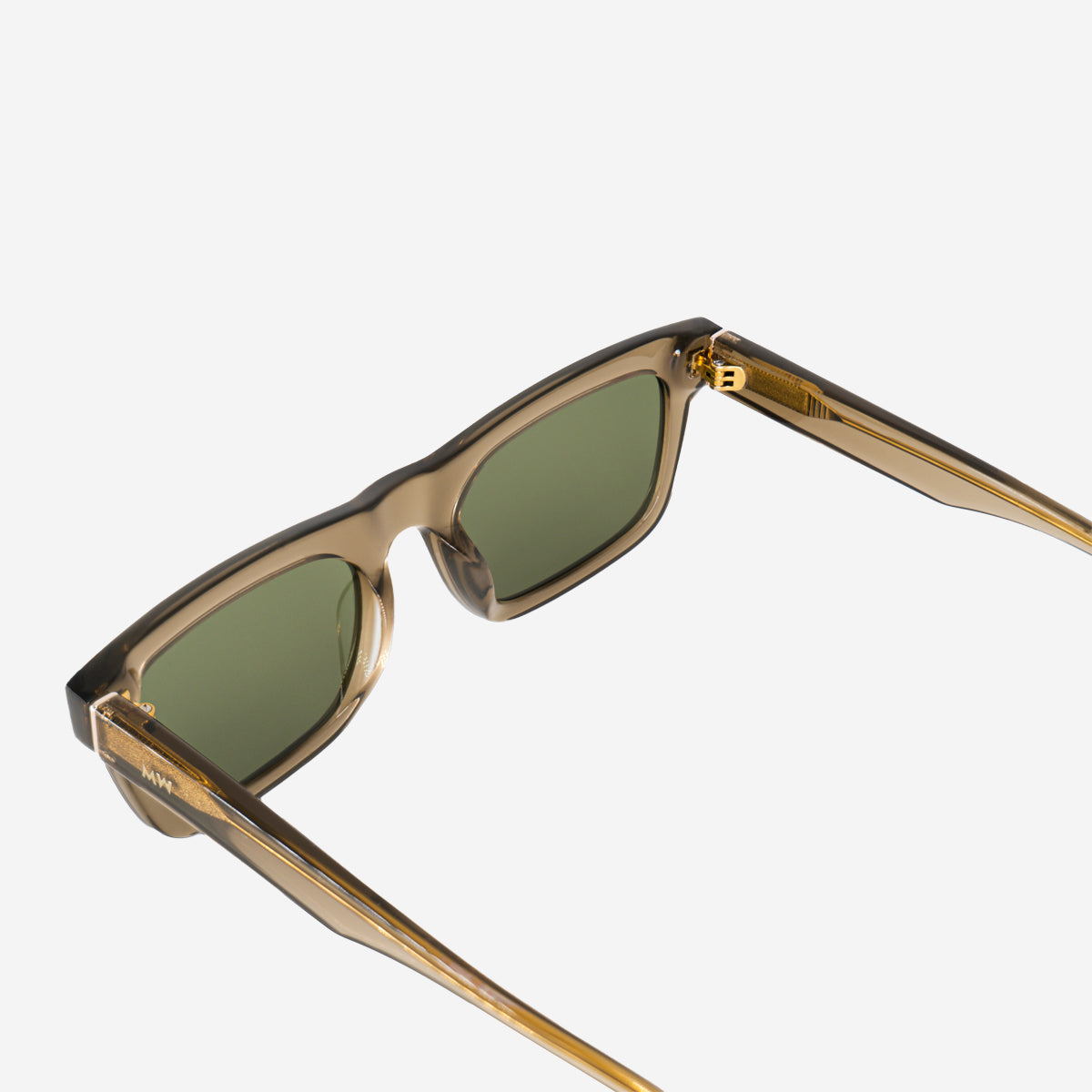 NEW DYLAN Rectangle Sunglasses - Bottle/Green